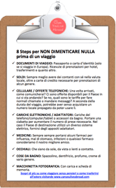 checklist viaggio checklist viaggio